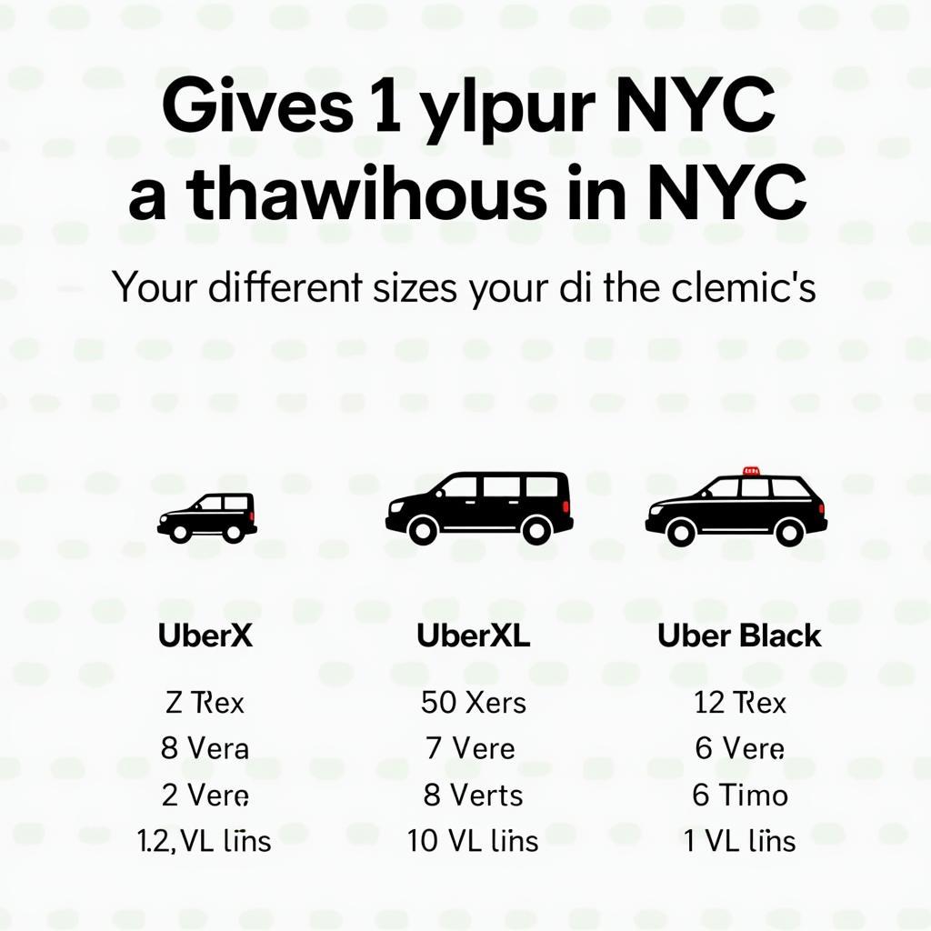 Uber Vehicle Options in New York City