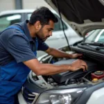 Used car inspection Chennai - Engine bay