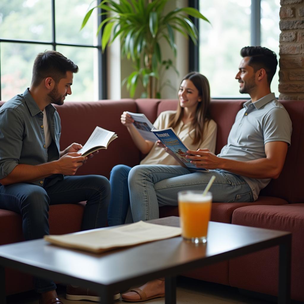 Comfortable Customer Waiting Area