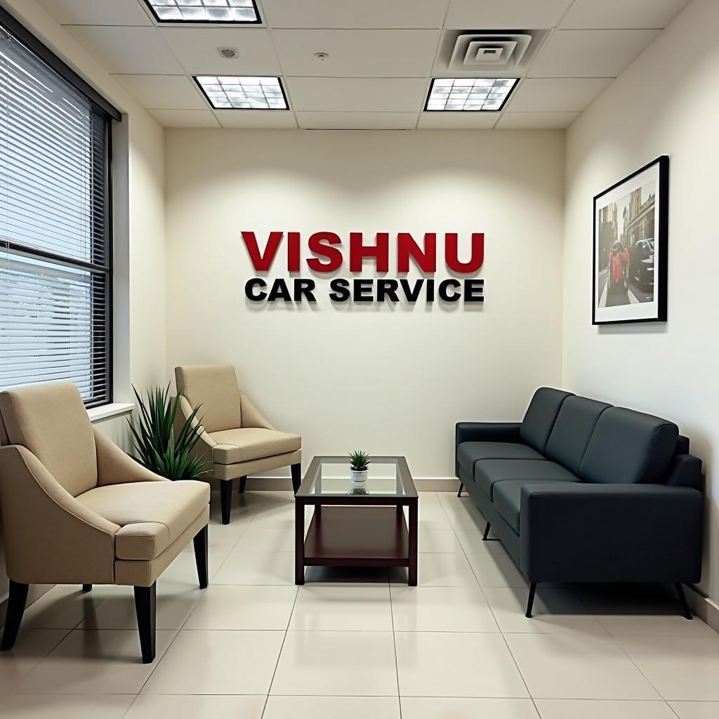 Modern Interior of Vishnu Car Service