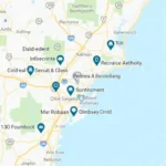 Car service locations in Westford MA map