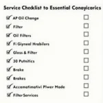 Maruti Suzuki XL6 Service Checklist