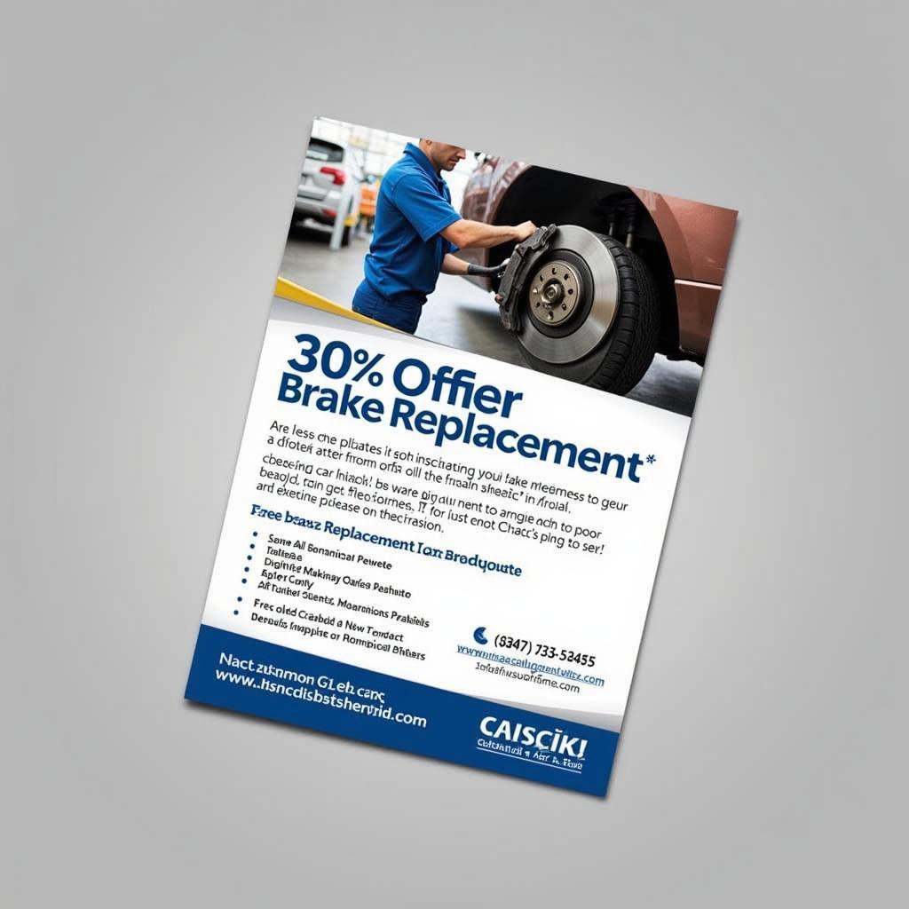 Creating Effective A5 Notice Designs for Car Service Images