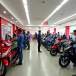 Abhikaran Honda Showroom Display in Bhopal