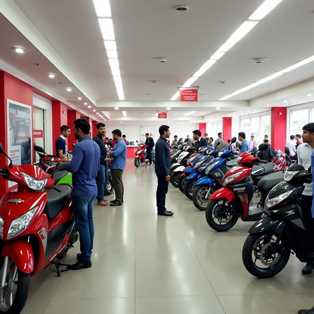 Abhikaran Honda Showroom Display in Bhopal