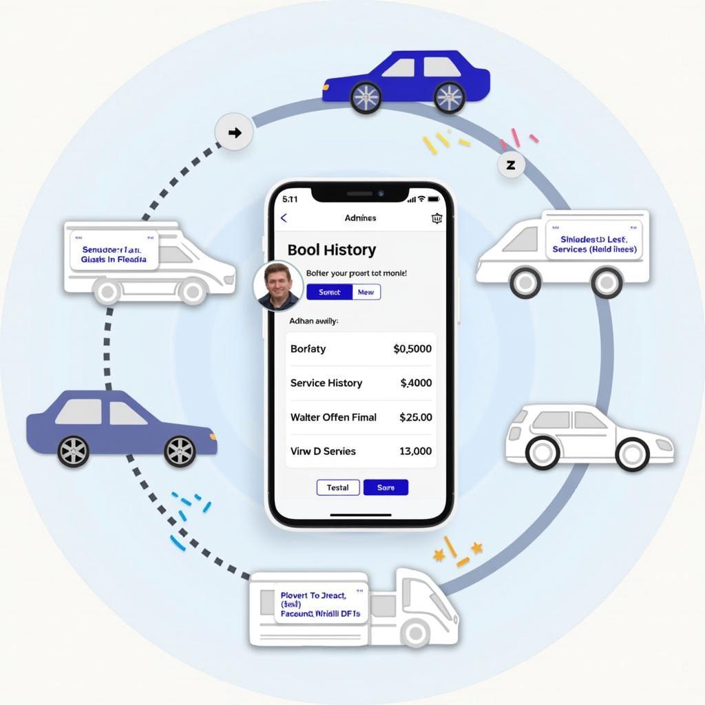 Admin Demo Service Car Mobile App