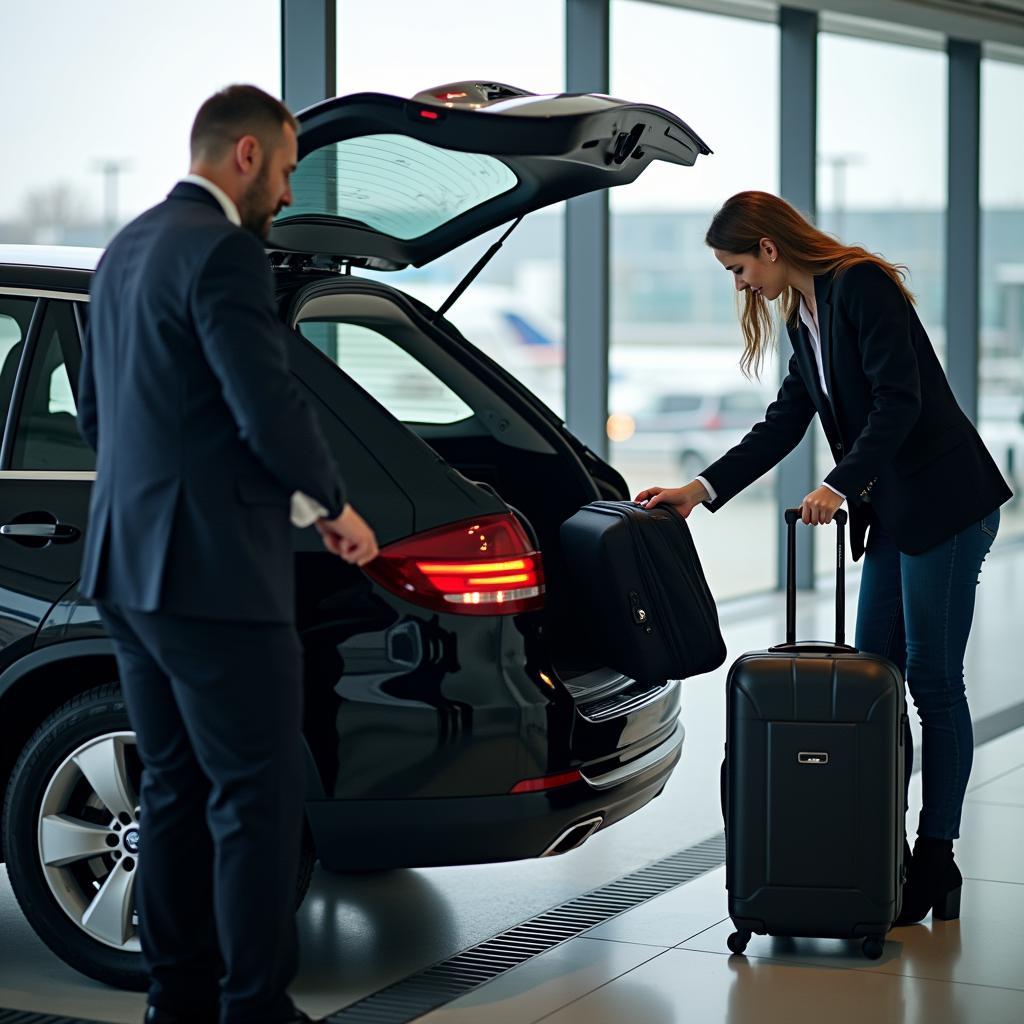 Airport Car Service Suffolk County: Passenger Loading Luggage