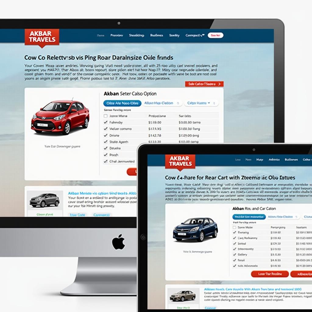 Akbar Travels Online Car Rental Booking Platform