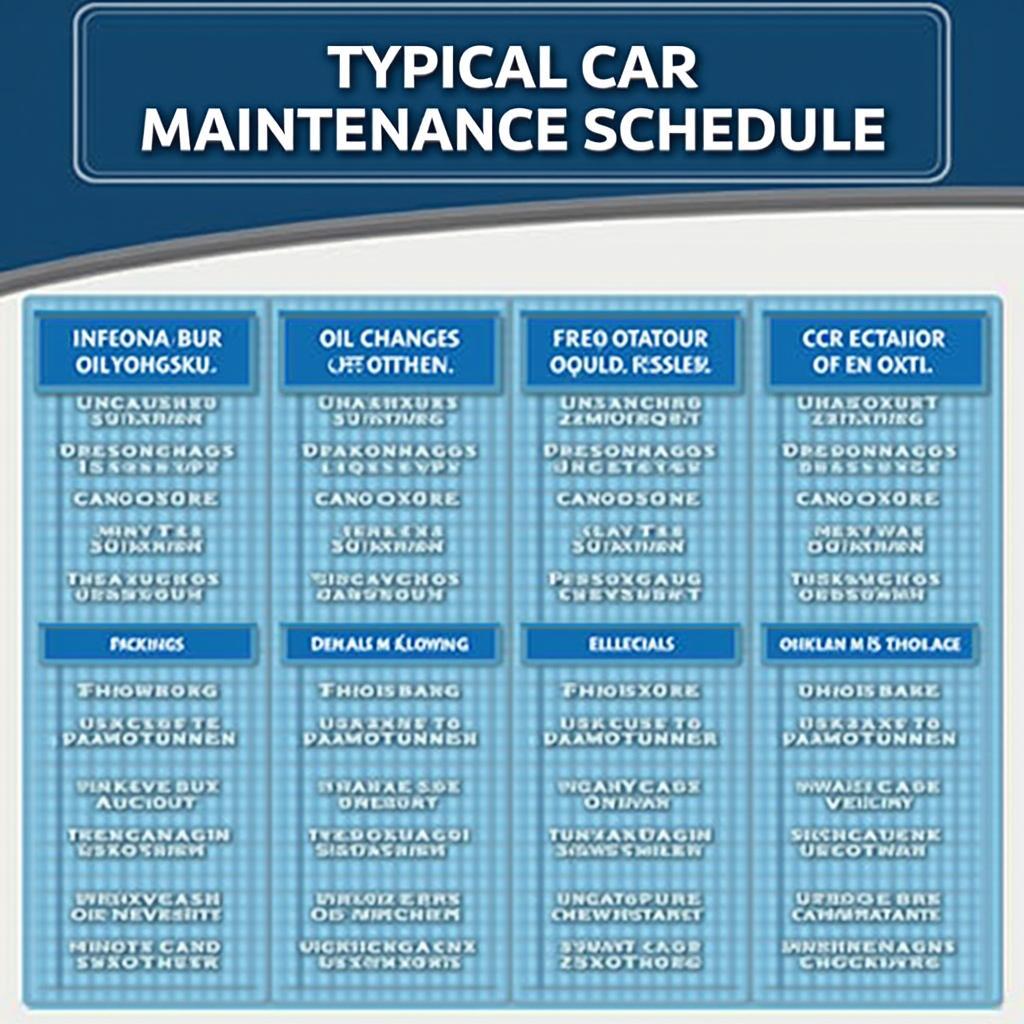 Regular Car Maintenance Schedule