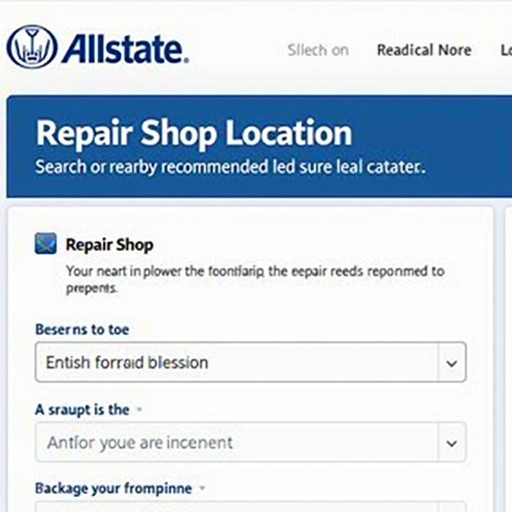 Finding an Allstate Recommended Repair Shop