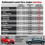 Alto Car Major Service Cost