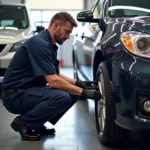 Routine Maintenance Check at an Atlantic Car Service Center