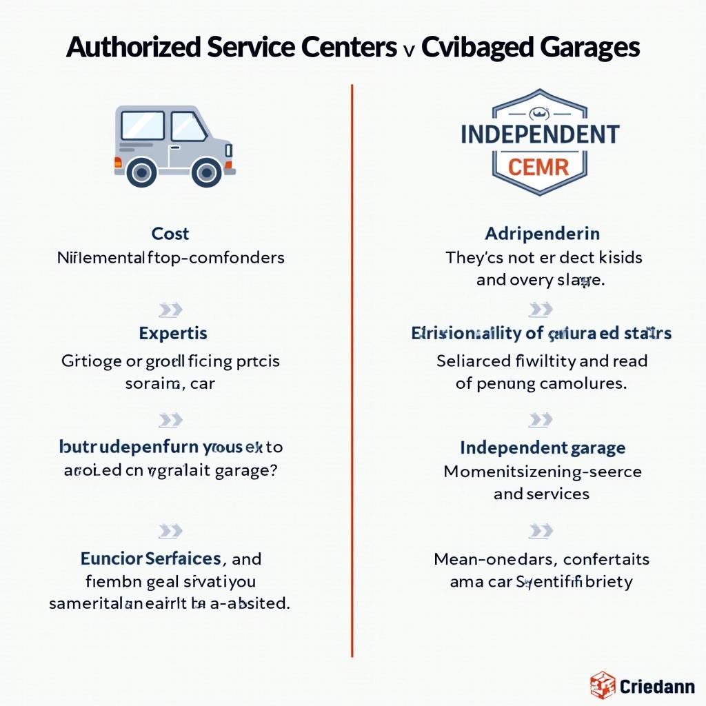 Comparing Authorized Service Centers and Independent Garages in India