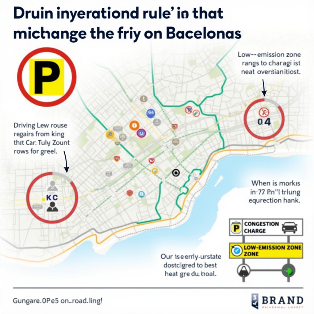 Understanding Barcelona's Driving Regulations: Parking Zones, Speed Limits, and Congestion Charges