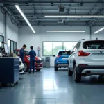 Modern Car Service Center in Bengaluru