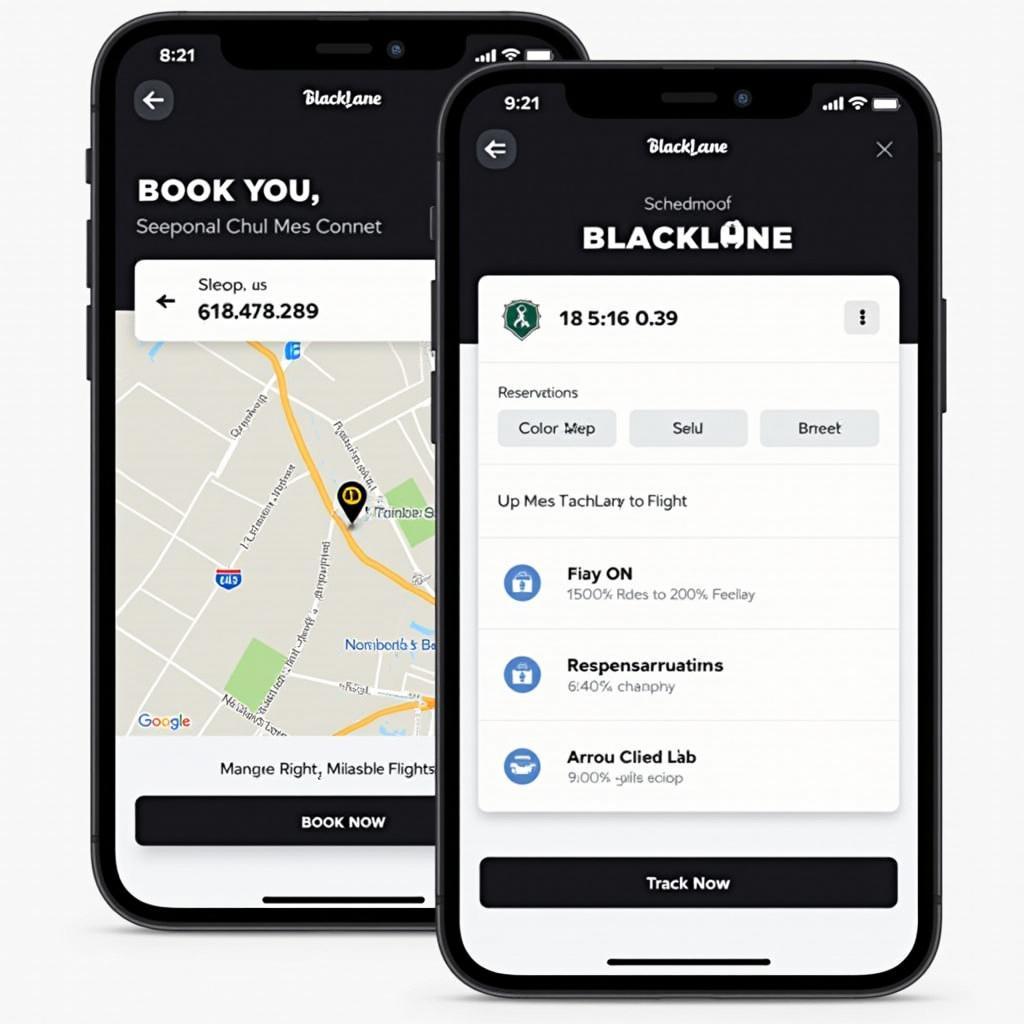 Blacklane App Booking Interface