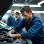 Bosch Car Service Technician Working in Delhi