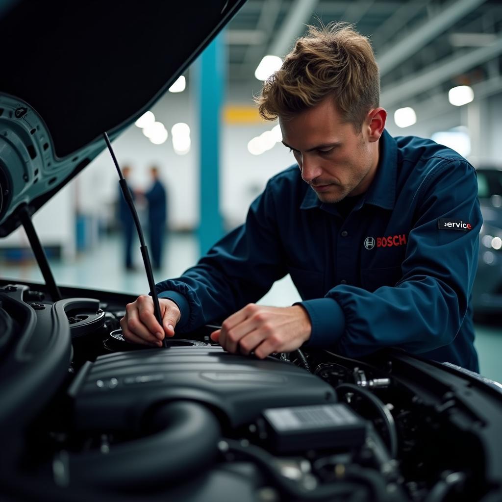 Bosch Car Service Xpert Technician at Work