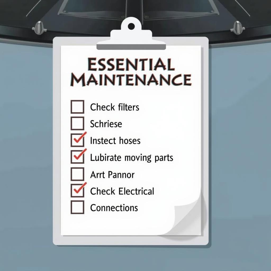 Bosch Car Washing Machine Maintenance Checklist