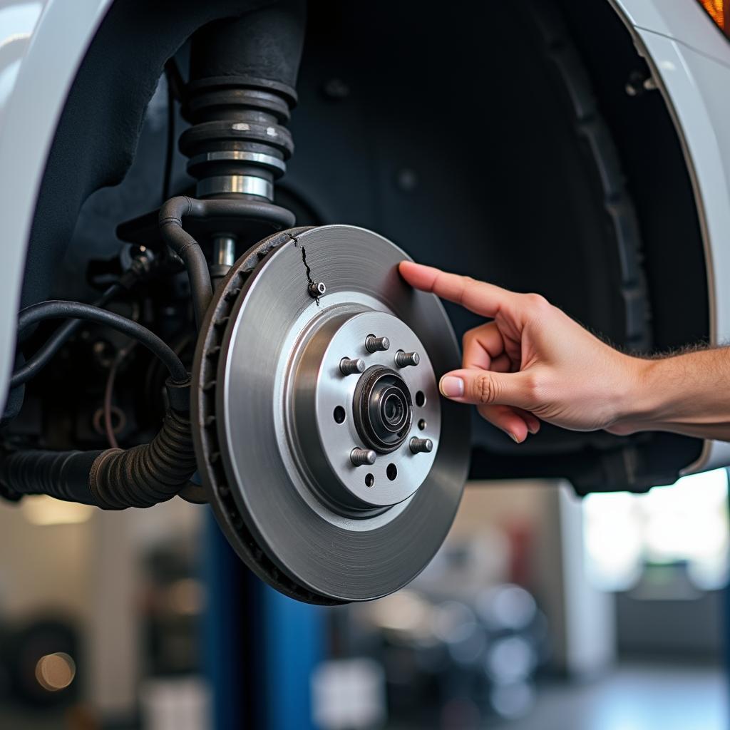 Brake failure after car service at a showroom