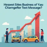 Business Text Messaging Sales Increase