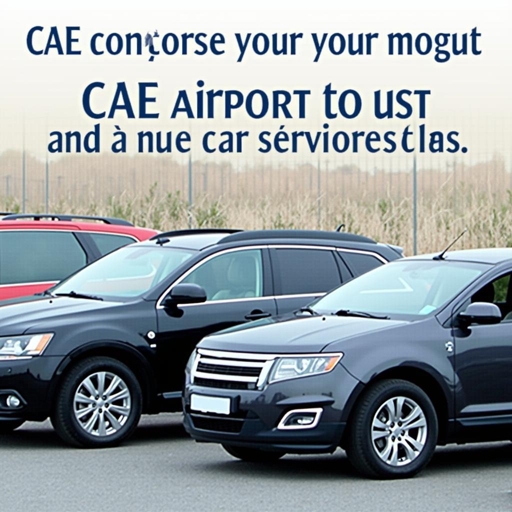 CAE Airport Car Service Vehicle Options