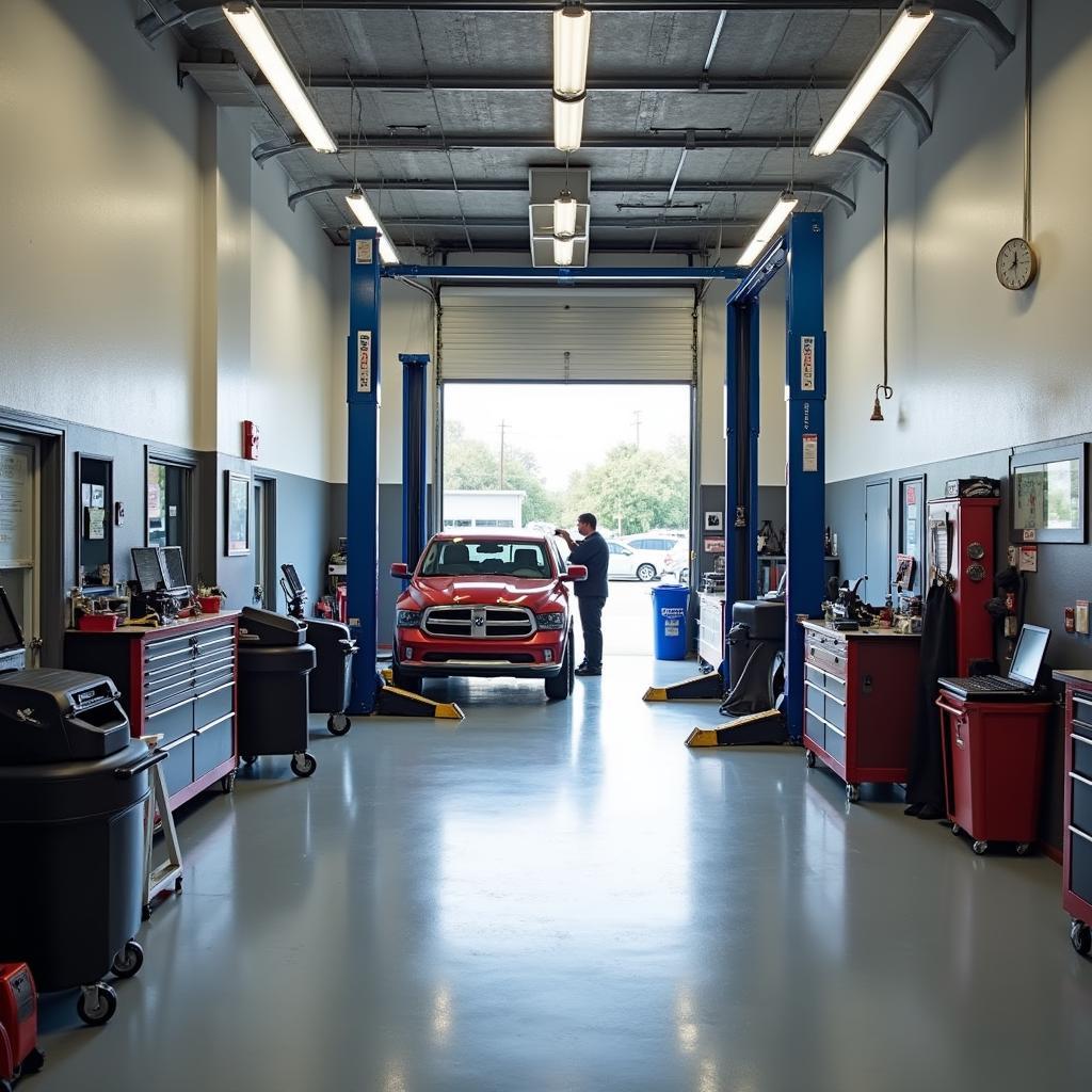 Cantonment Car Service Center Repair Bay