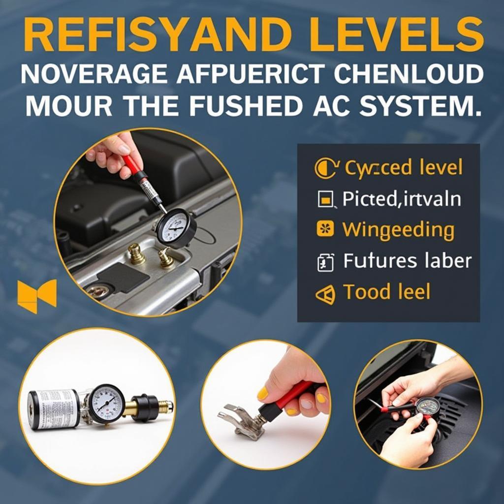 Car AC Refrigerant Level Check