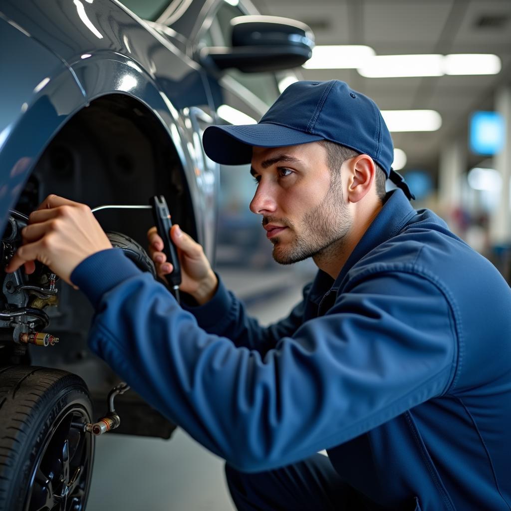 Car AC Service Vastral Technician Repair