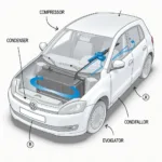 Car AC System Components in Angamaly