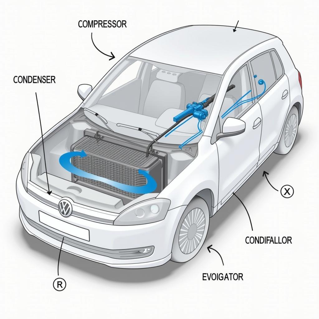 Car AC System Components in Angamaly