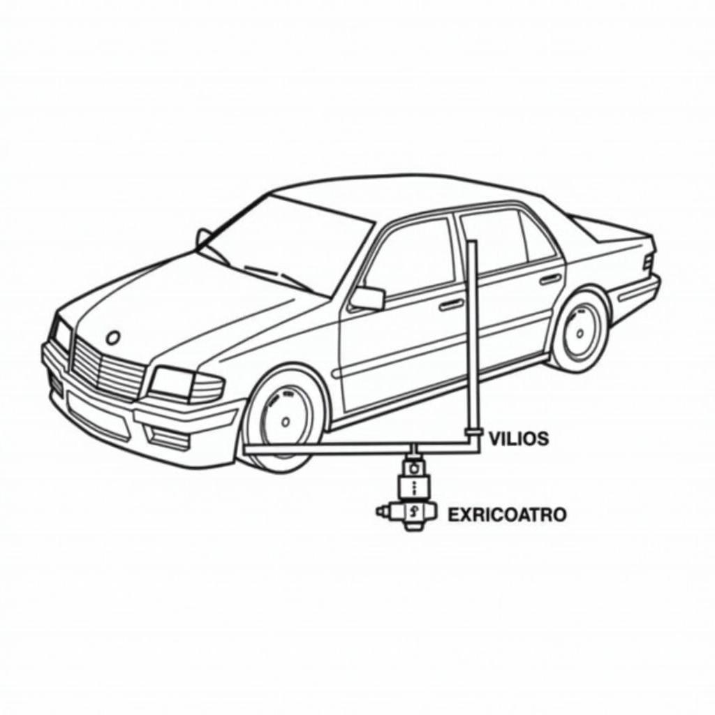 Car AC System Components Diagram