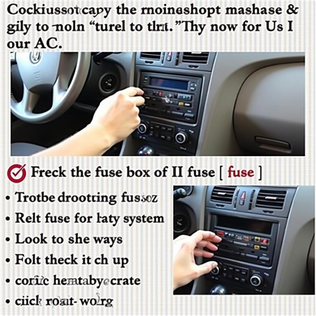 Checking Car AC Fuse for Troubleshooting