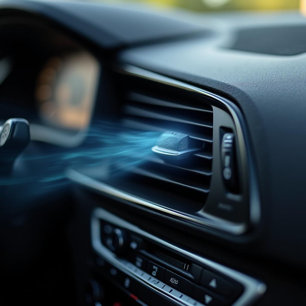 Cool Air from a Car's AC Vent