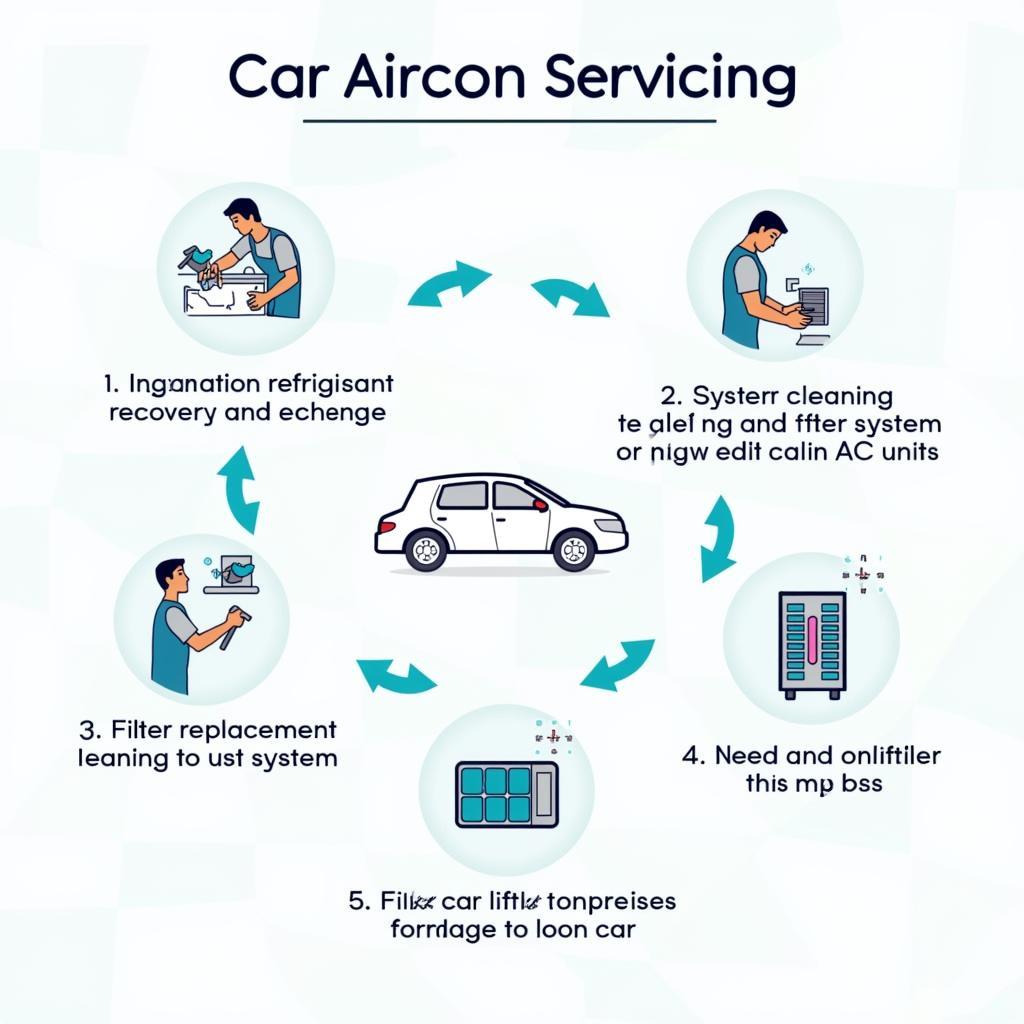 Car aircon servicing process in Perth