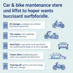 Car and Bike Service Checklist