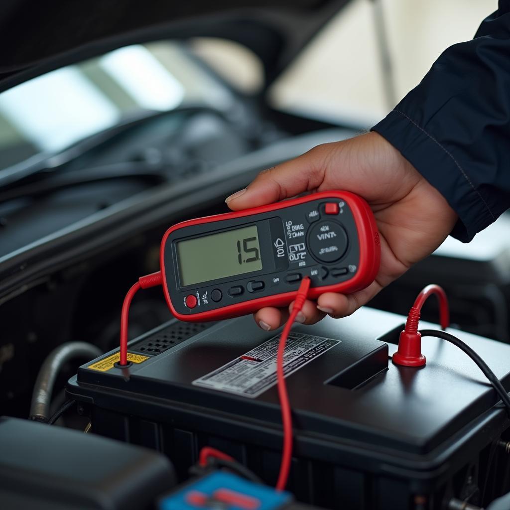 Car Battery Check in Dubai