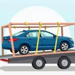 Car Securement on a Car Carrier in Navi Mumbai