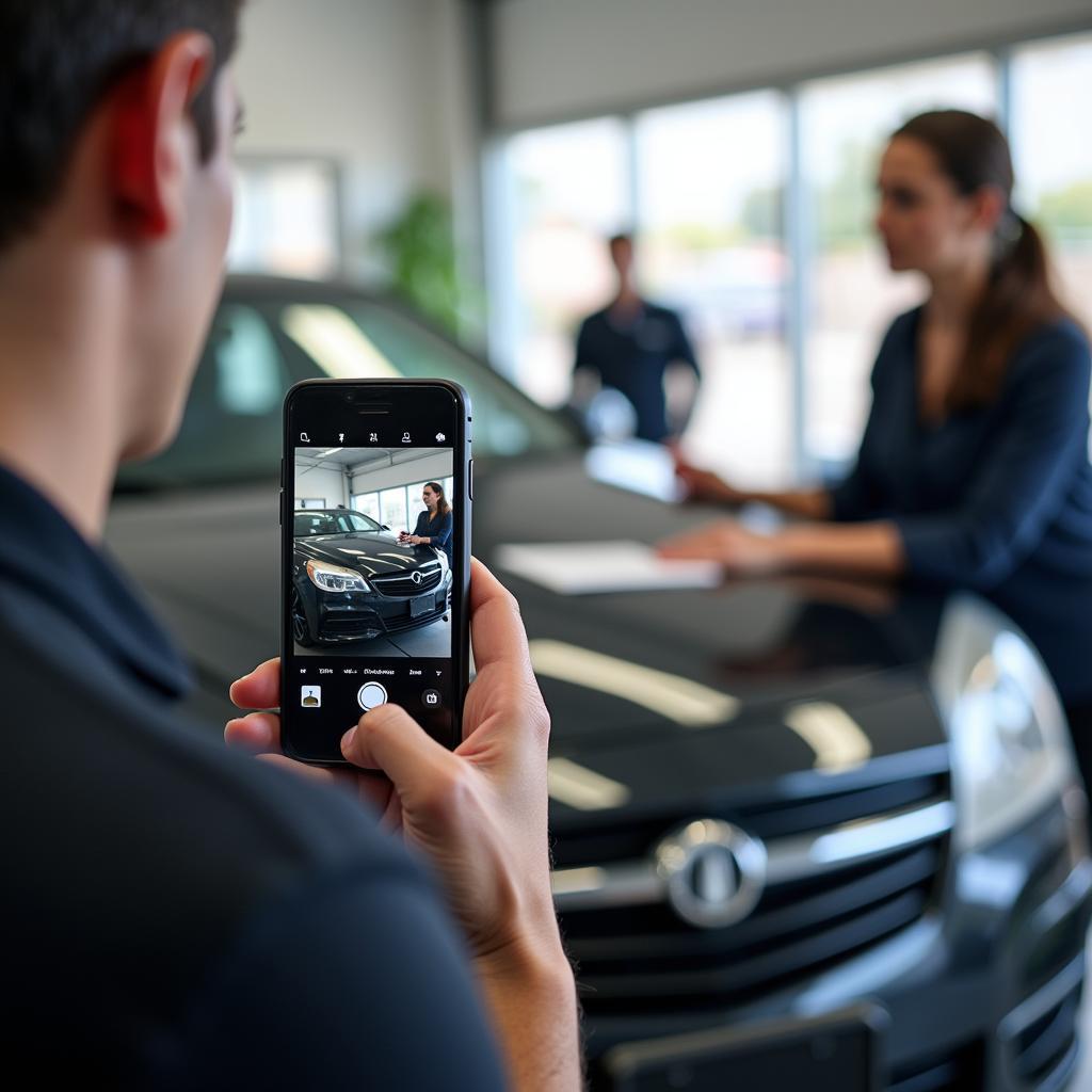 Documenting Car Damage at the Service Center