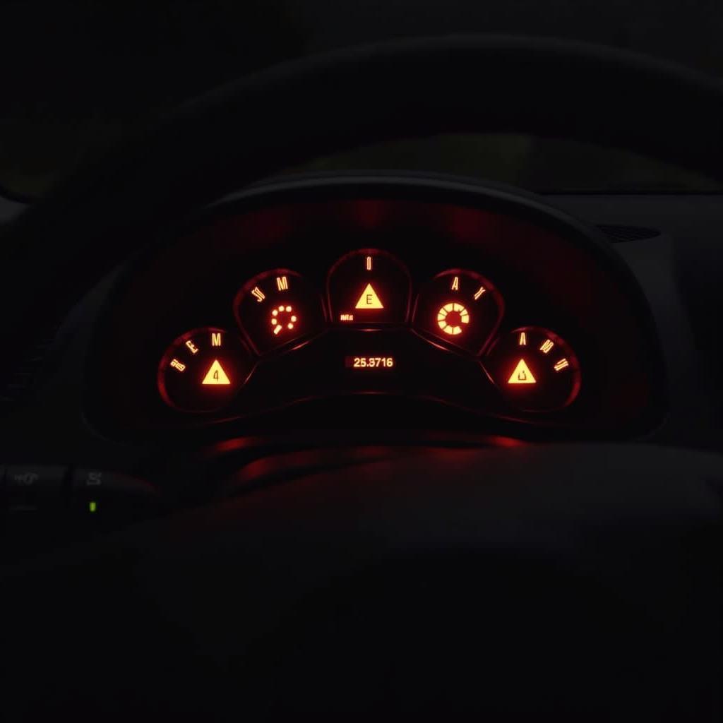 Car Dashboard Warning Lights