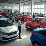 Car Dealerships in Hyderabad Showing a Variety of New Cars