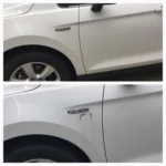 Car Dent Repair Before and After Comparison