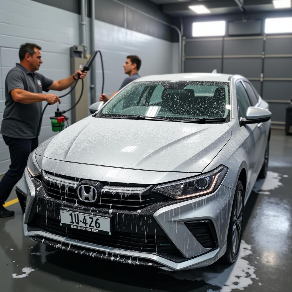 Exterior car wash in Ingleburn