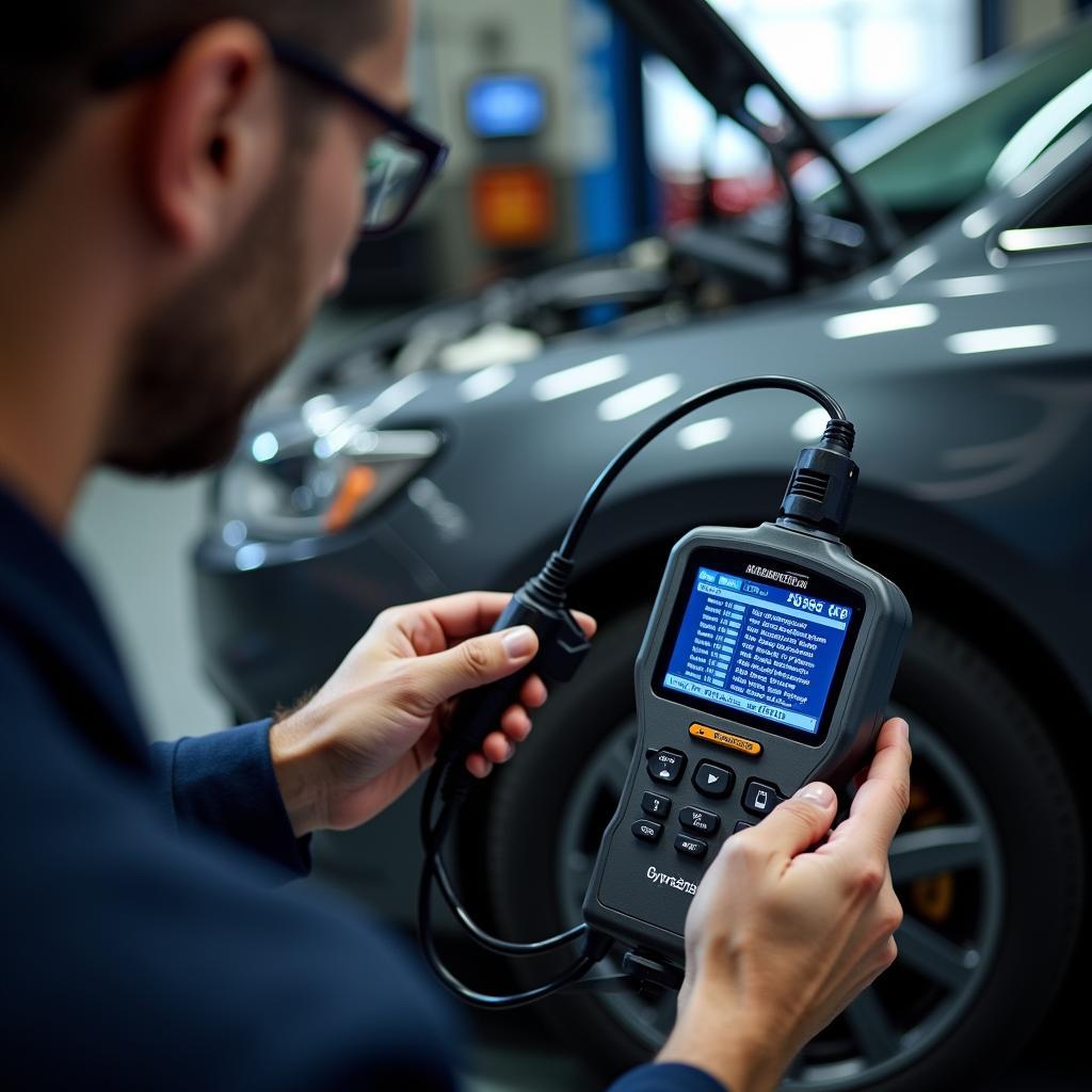 Performing a Car Diagnostic Scan During Service