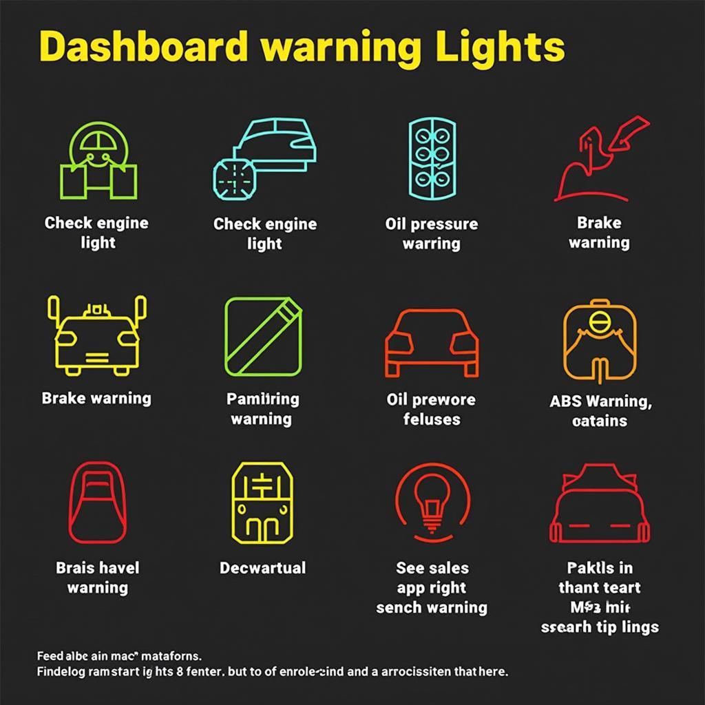 Car Diagnostic Service Icons: Understanding Warning Lights and Symbols