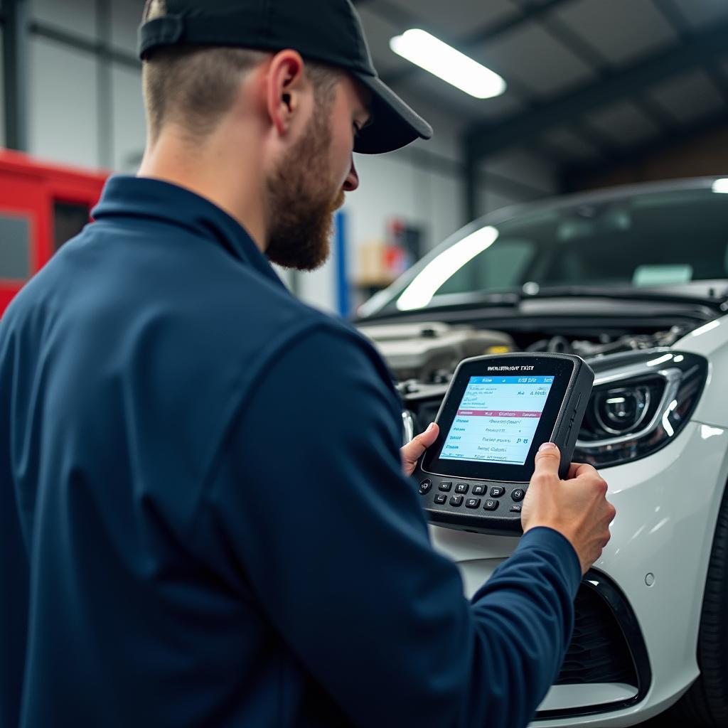 Advanced Car Diagnostic Tools in Use