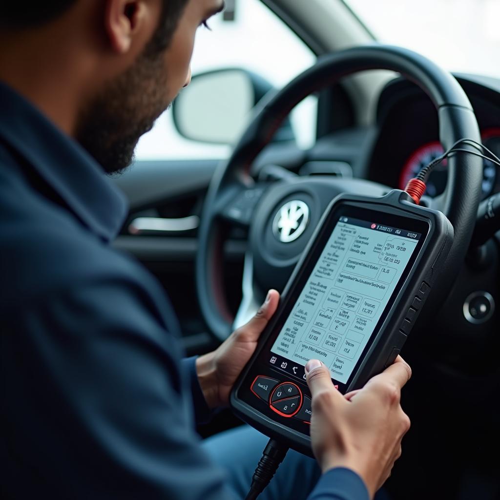 Car Diagnostic Tools in Banjara Hills Service Center