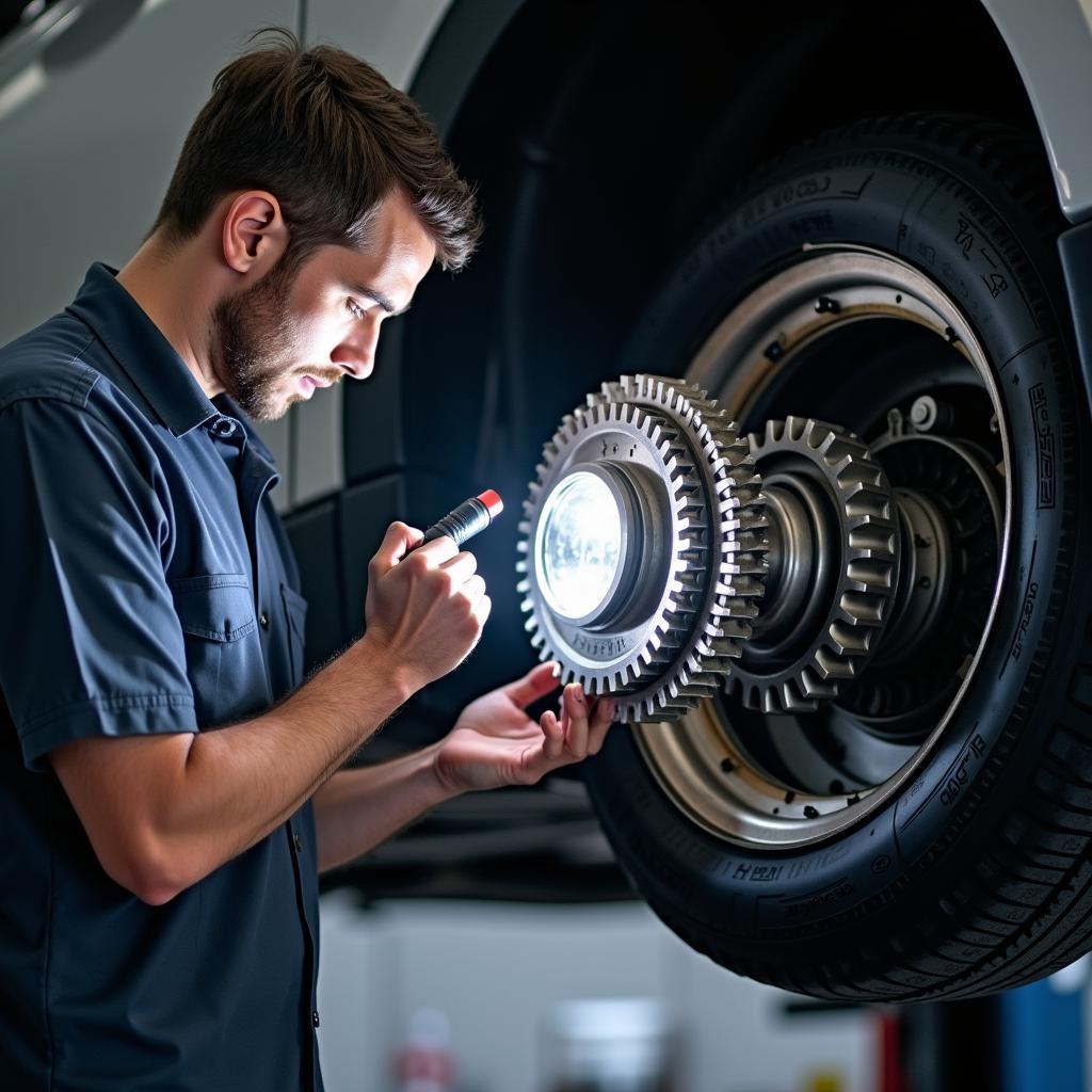 Car Differential Inspection