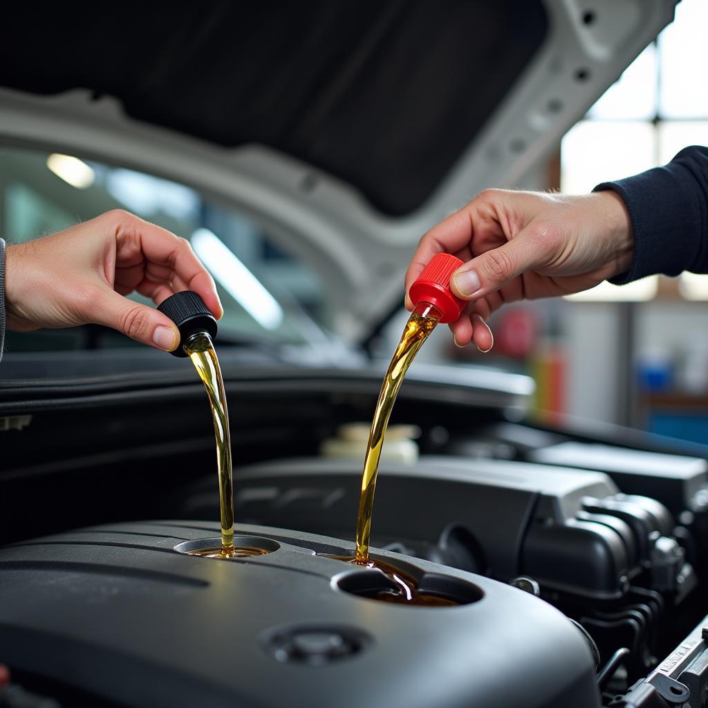 Checking Car Fluids