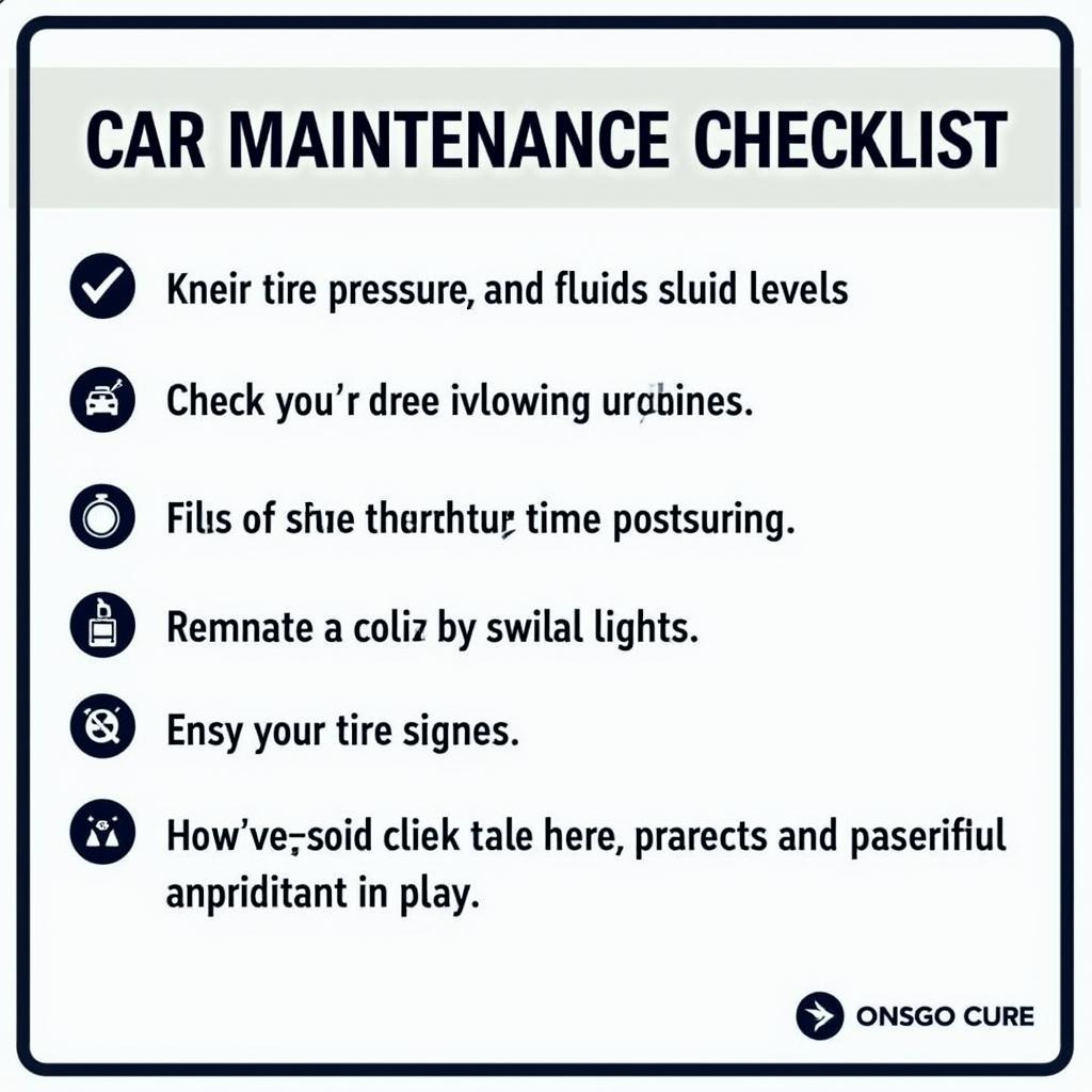 Car maintenance checklist for car owners in Coimbatore Nggo Colony